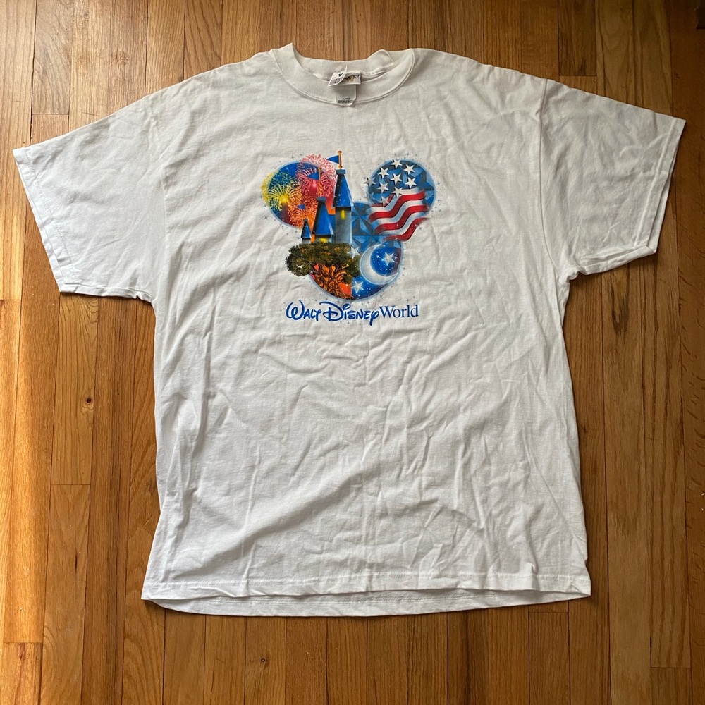 NWT Vintage Walt Disney World Four Parks Mickey Icon Shirt